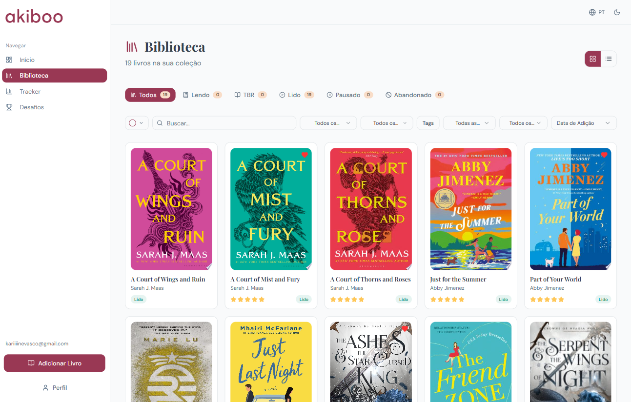 Mockup Biblioteca